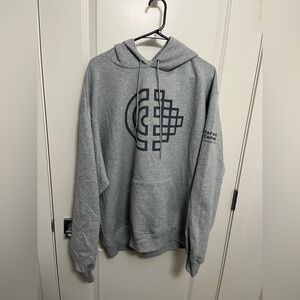 Champion Men's Gray Hoodie in size XL